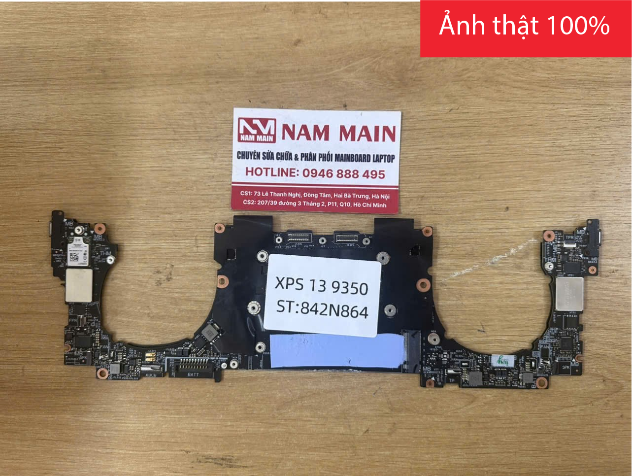 Main Dell XPS 13 9350 (2024–2025) – Ultra 7 258V / 16GB (LA-N601P)