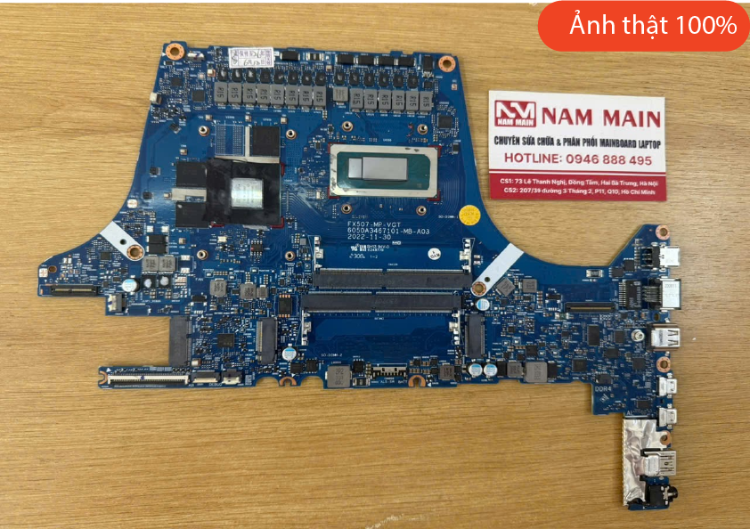 Main asus tuf gaming fx507vu i7-12700h rtx4050