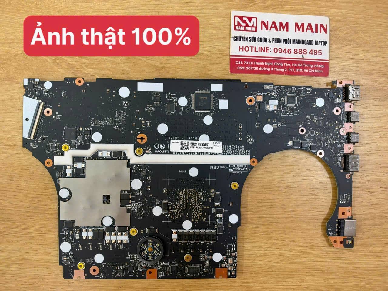 main lenovo legion r9000 16ADR10, legion 5 pro 16adr10 r7-8745h rtx 5060 nm-g811 - Ảnh 2